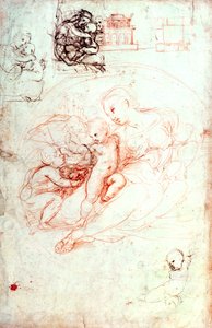 Studie voor de Alba Madonna, c.1508-09